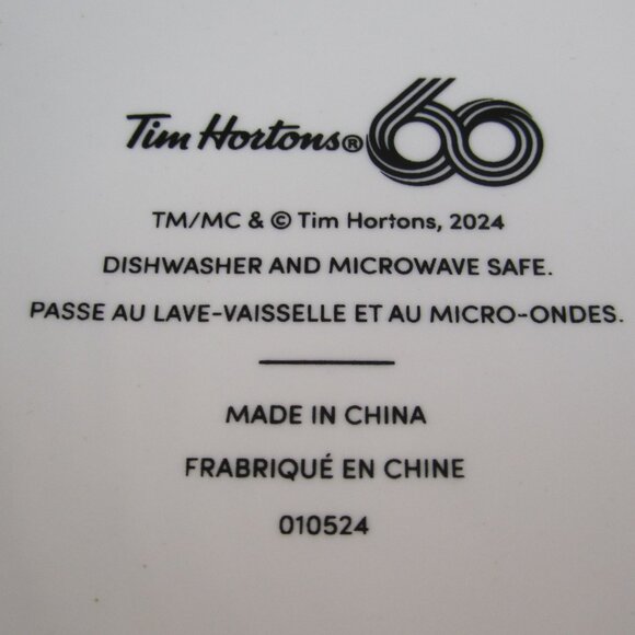 Tim Hortons 60th Anniversary Retro Coffee Mug Cup 16 oz - 2024 - Used - Picture 2 of 8
